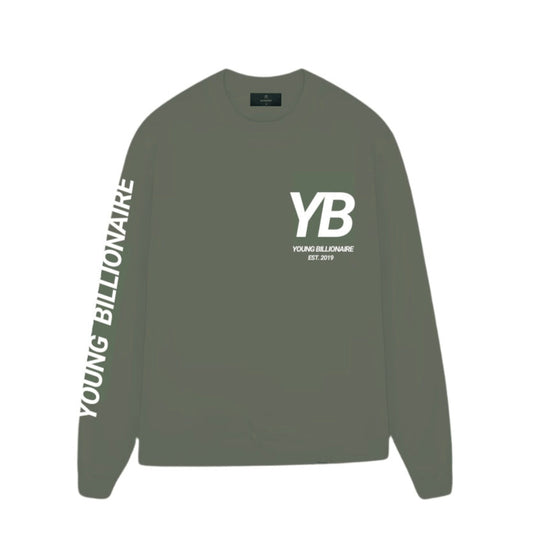 YB V1 LONG SLEEVE T-SHIRT (OLIVE)