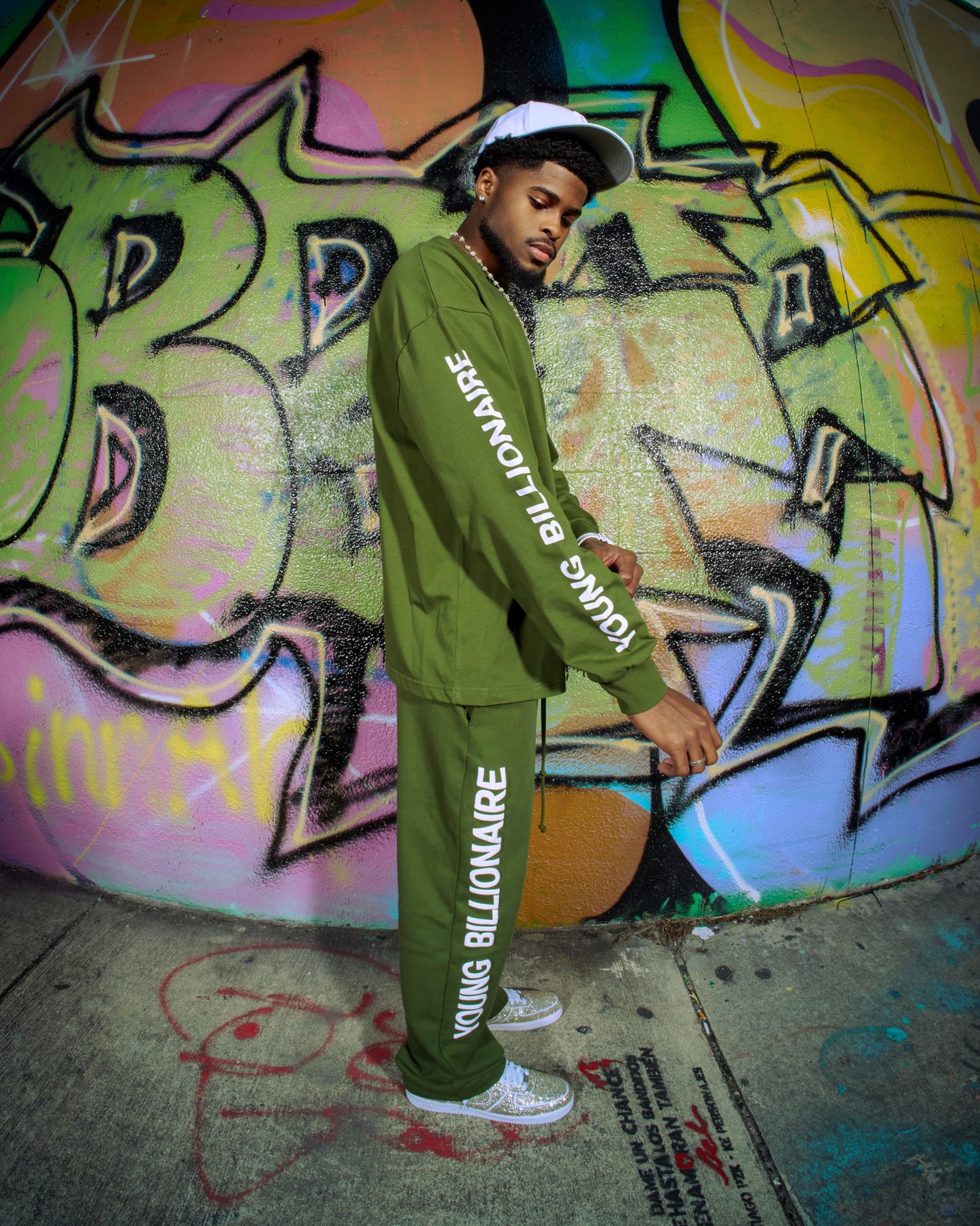 YB V1 LONG SLEEVE T-SHIRT (OLIVE)