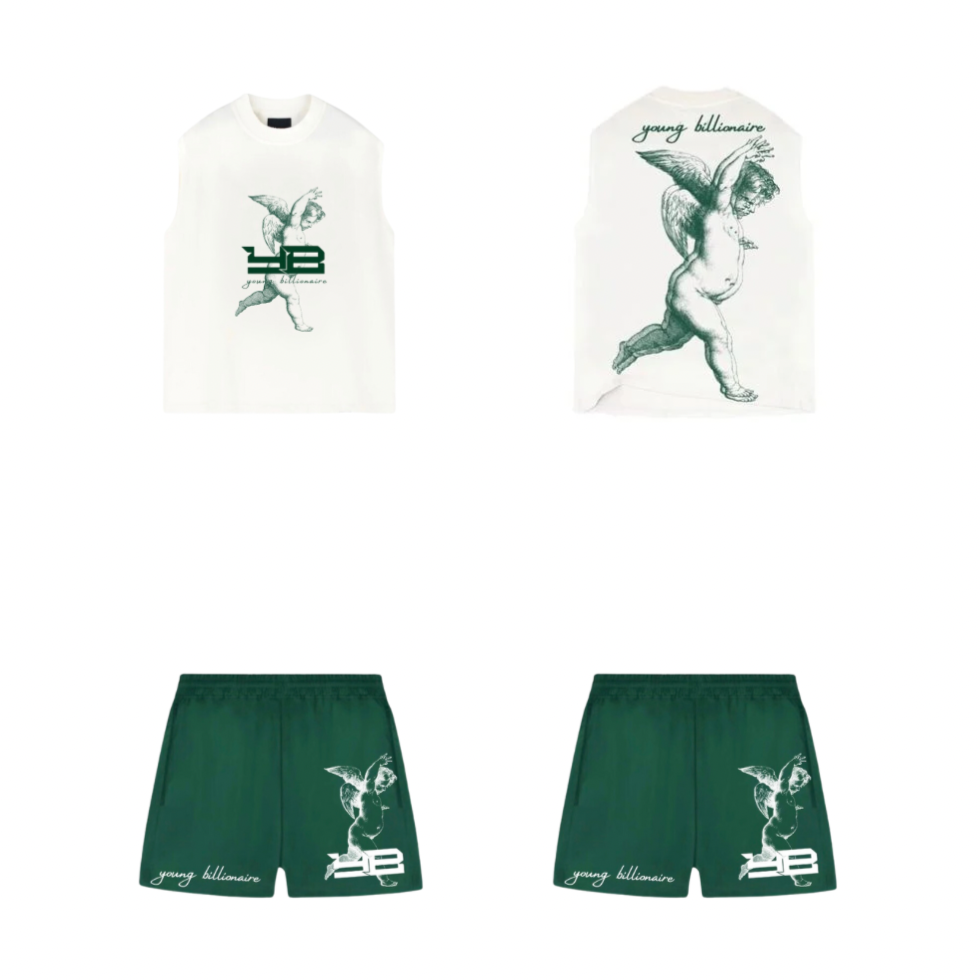 YB V2 ANGEL SLEEVELESS T-SHIRT (WHITE)