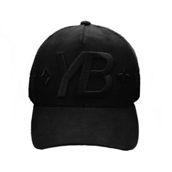YB V1 MONOGRAM HAT (BLACK/BLACK)