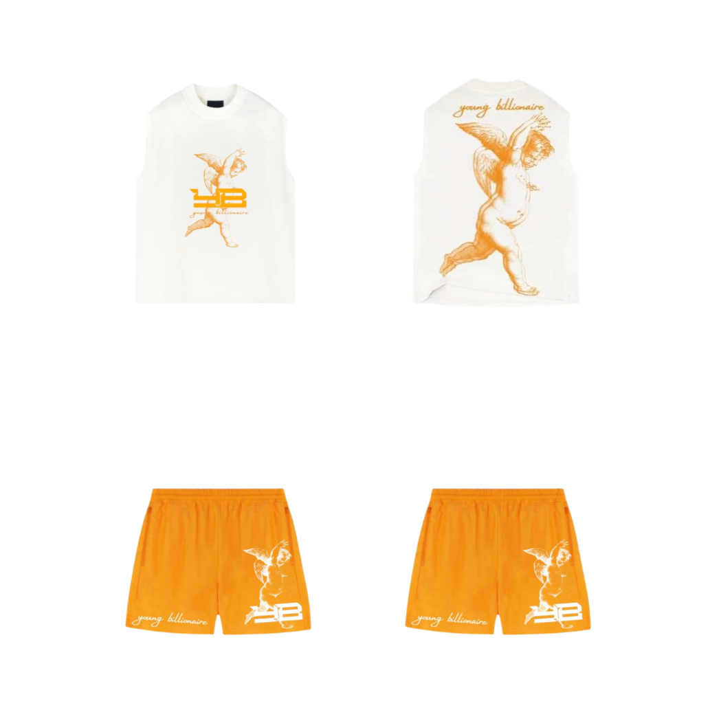 YB V2 ANGEL SHORTS (ORANGE)