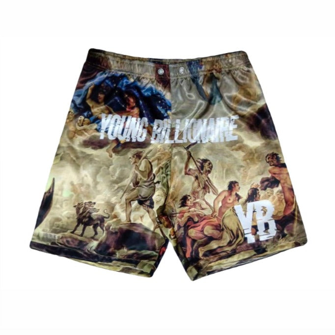 YB SATIN SHORTS (GREEK GOD)