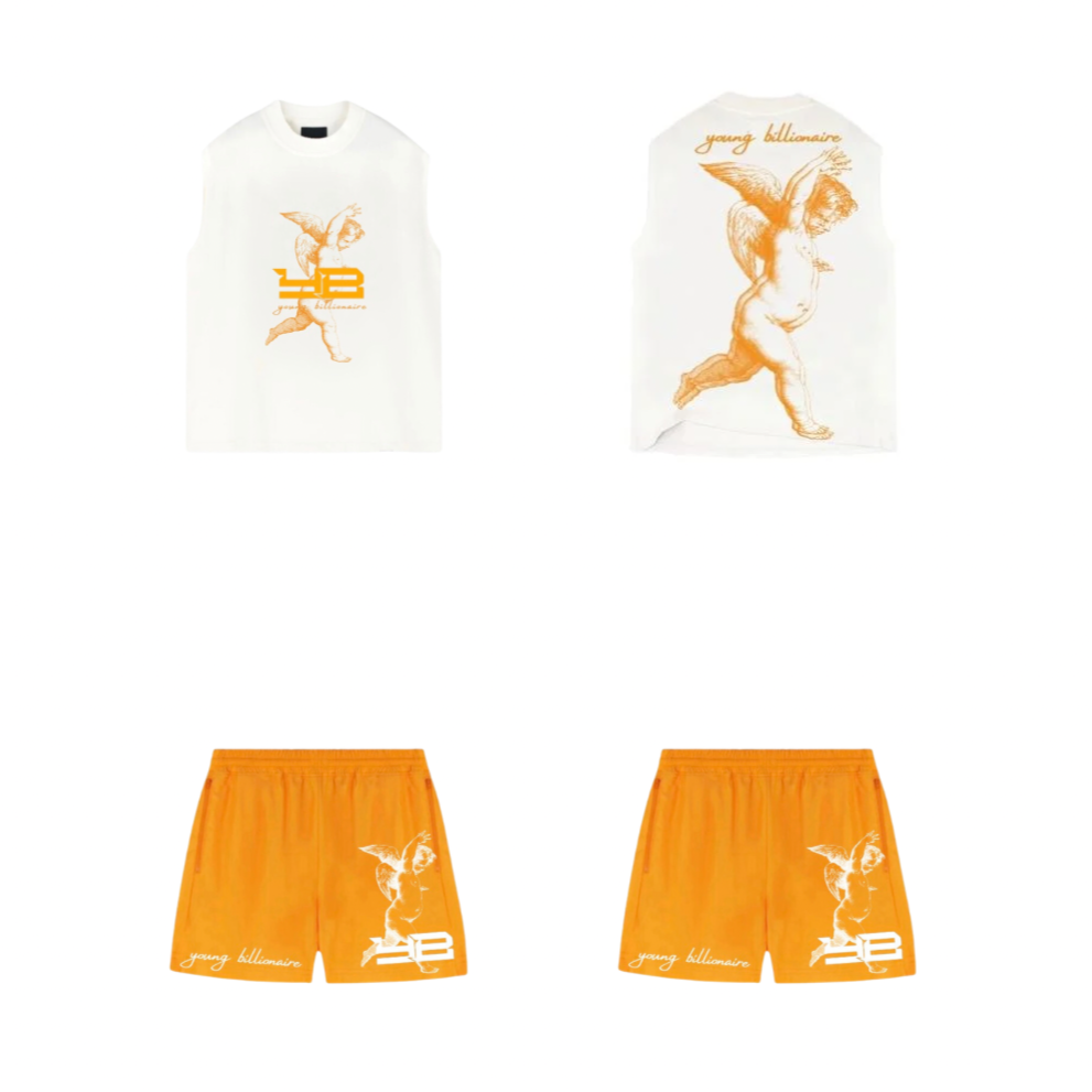YB V2 ANGEL SLEEVELESS T-SHIRT (WHITE)