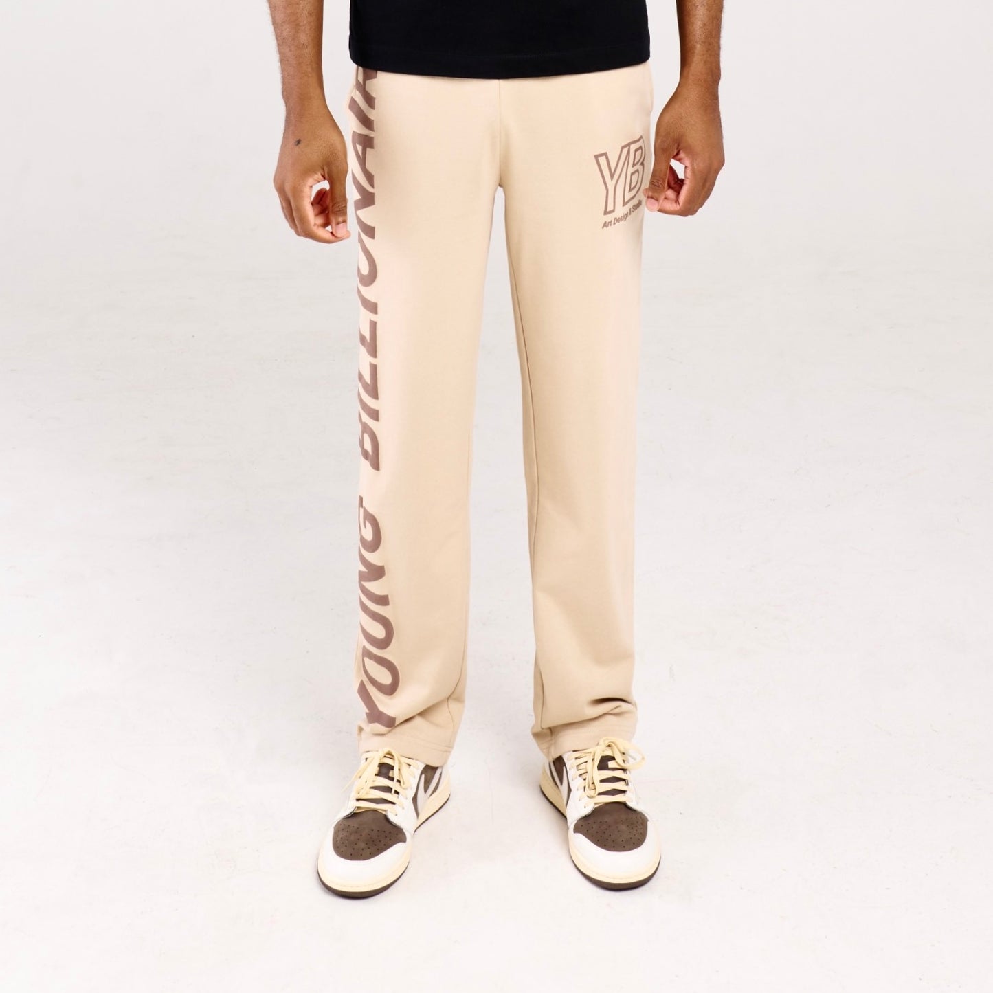 YB V1 STRAIGHT-LEG SWEATPANTS (TAN)