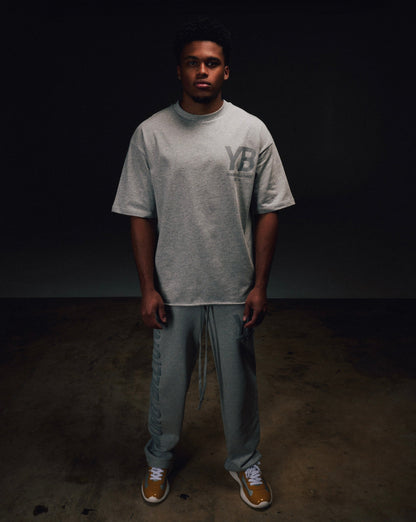 YB V1 STRAIGHT-LEG SWEATPANTS (GRAY)