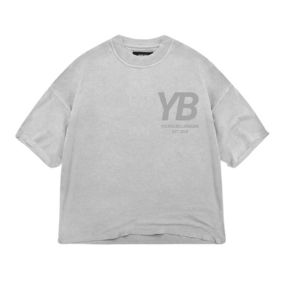 YB V1 RAW-CUT EDGE T-SHIRT (GRAY)