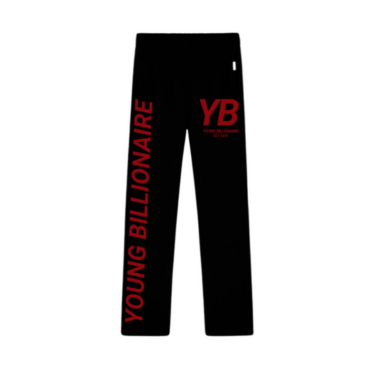 YB V1 STRAIGHT-LEG SWEATPANTS (BLACK)