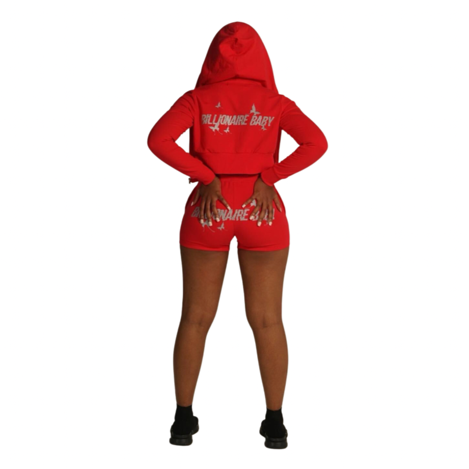 YB BILLIONAIRE BABY 2-PIECE (RED)