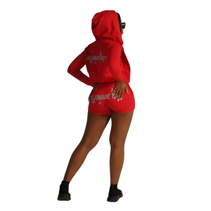 YB BILLIONAIRE BABY 2-PIECE (RED)