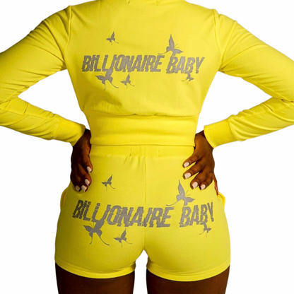 YB BILLIONAIRE BABY 2-PIECE (YELLOW)