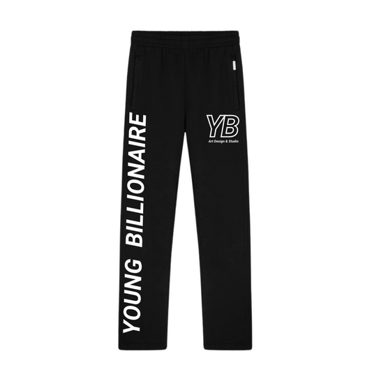 YB V1 STRAIGHT-LEG SWEATPANTS (BLACK)