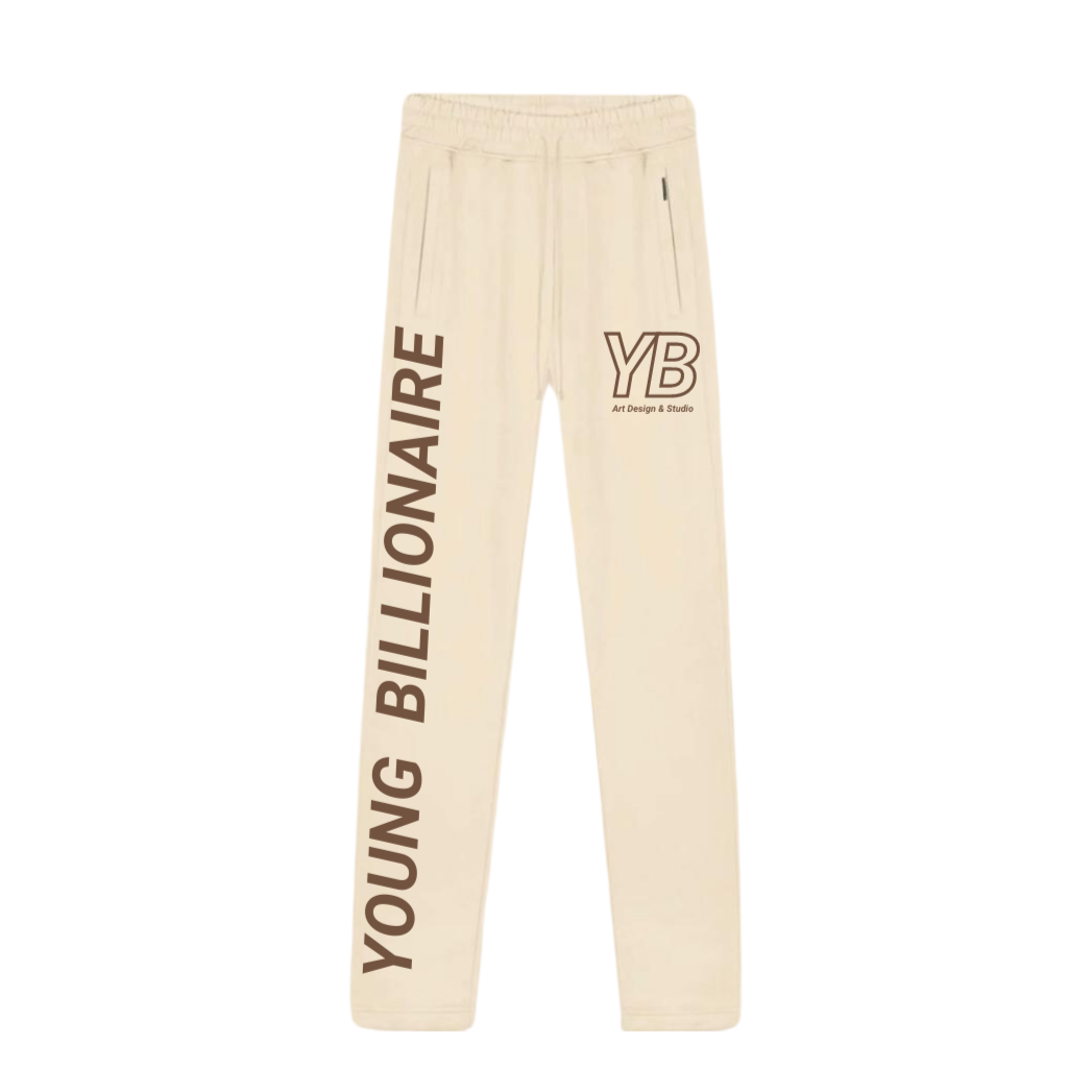 YB V1 STRAIGHT-LEG SWEATPANTS (TAN)