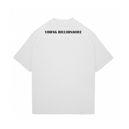 YB PUFFED LOGO OVERSIZED T-SHIRT (WHITE)