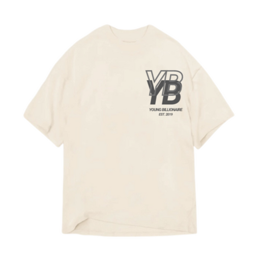 YB V1 PAINT COLLECTION T-SHIRT (CREAM)