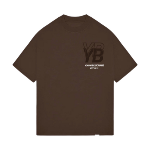YB V1 PAINT COLLECTION T-SHIRT (BROWN)