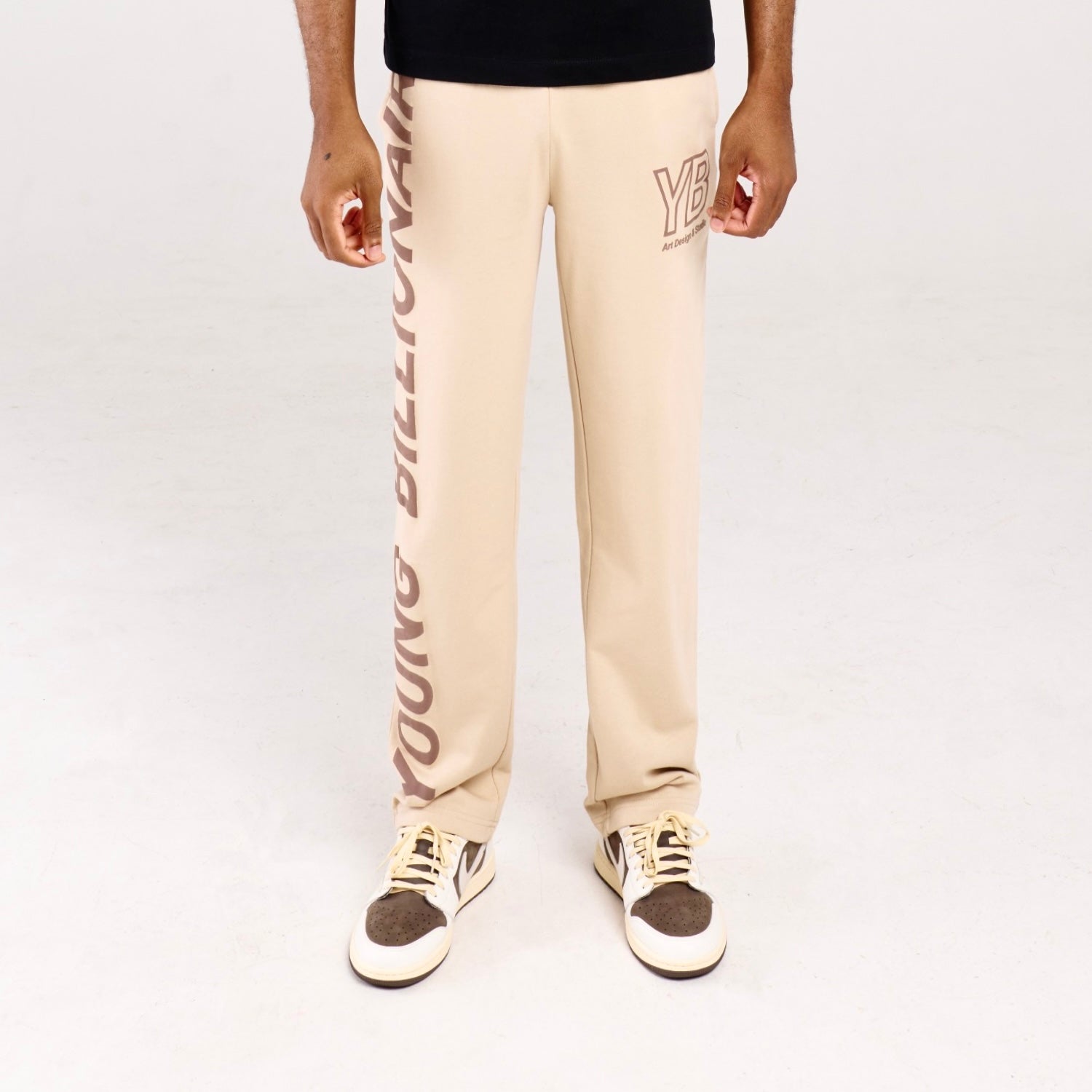 YB V1 STRAIGHT-LEG SWEATPANTS (TAN) – YOUNG 