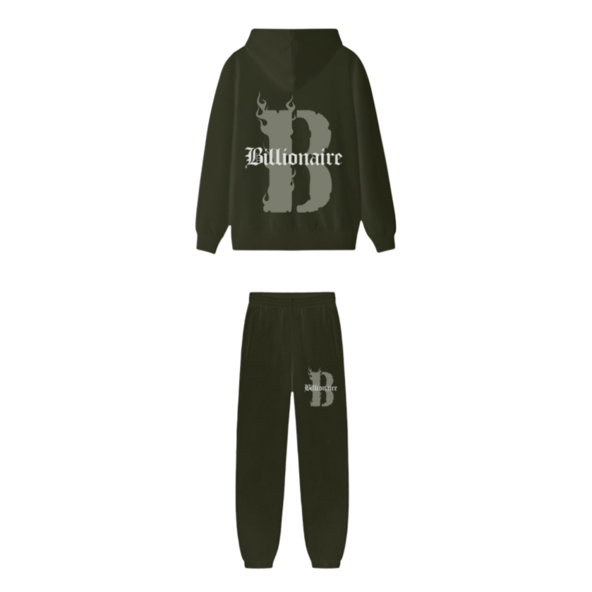 YB BILLIONAIRE SWEATPANTS (OLIVE GREEN)