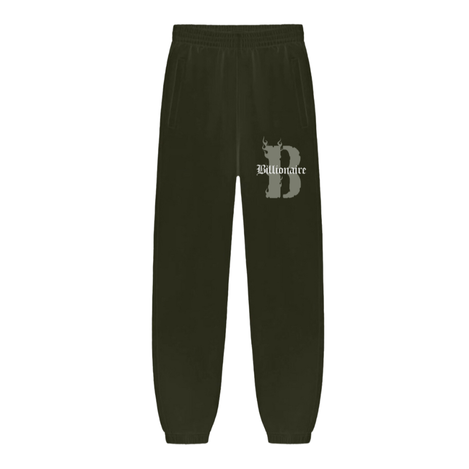 YB BILLIONAIRE SWEATPANTS (OLIVE GREEN)